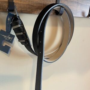 Libby Edelman Belt Black NWT